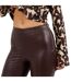 Legging Femme Marron Foncé Brave Soul-4