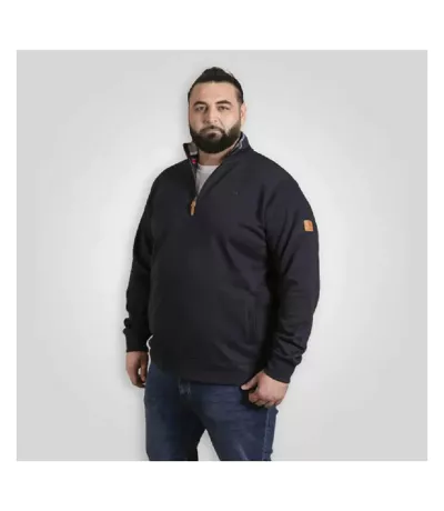 Sweat Motif/style Logo Brodé D555 Russel Homme Bleu Marine Duke