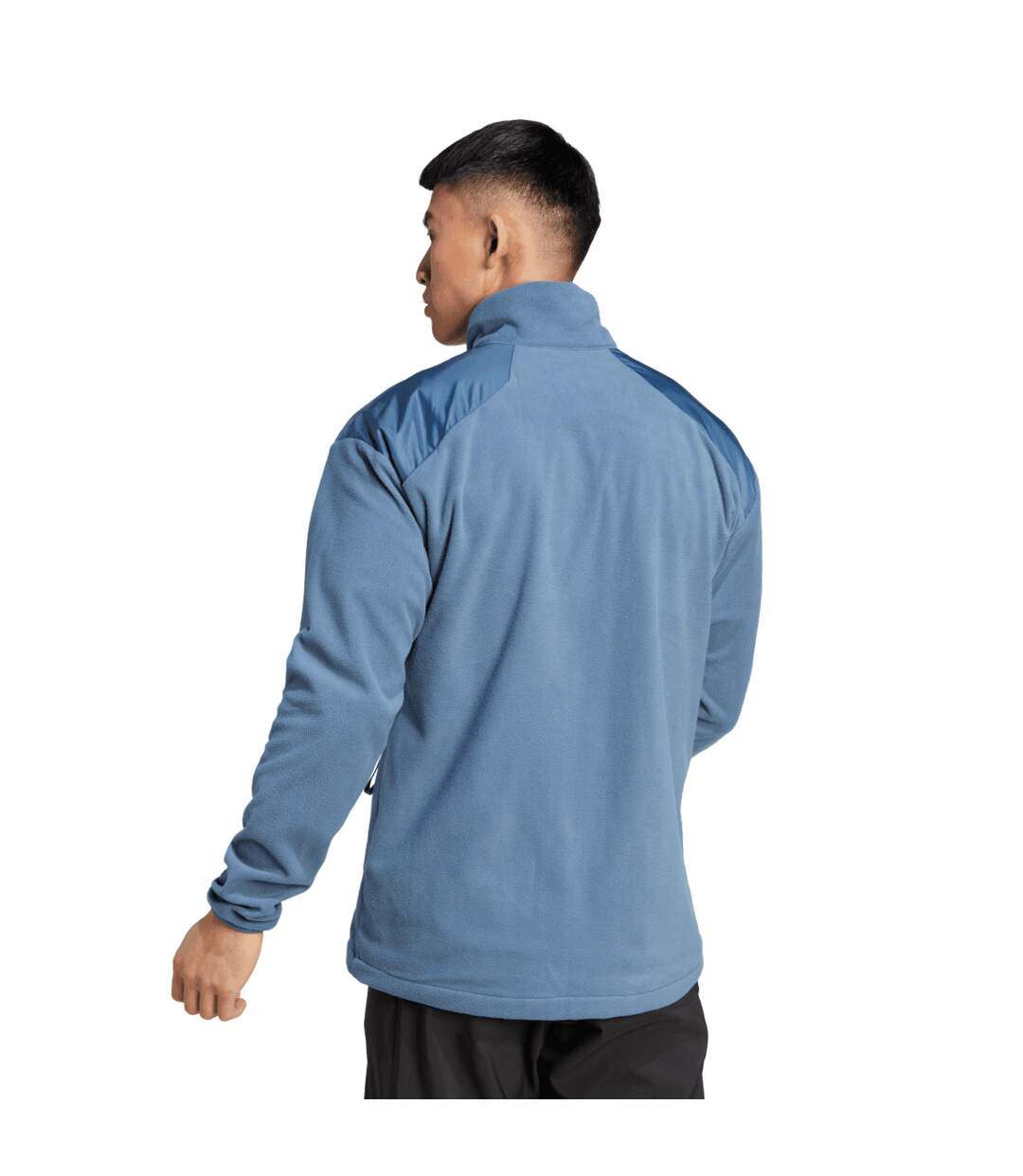 Mens Terrex Multi Wind Resistant Fleece Jacket Blue Adidas-2