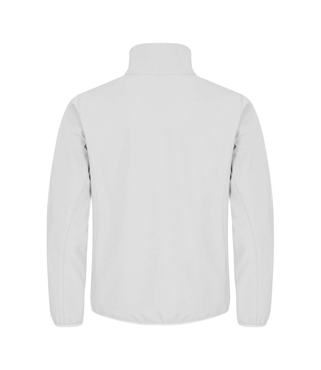Mens Classic Soft Shell Jacket White Clique-2