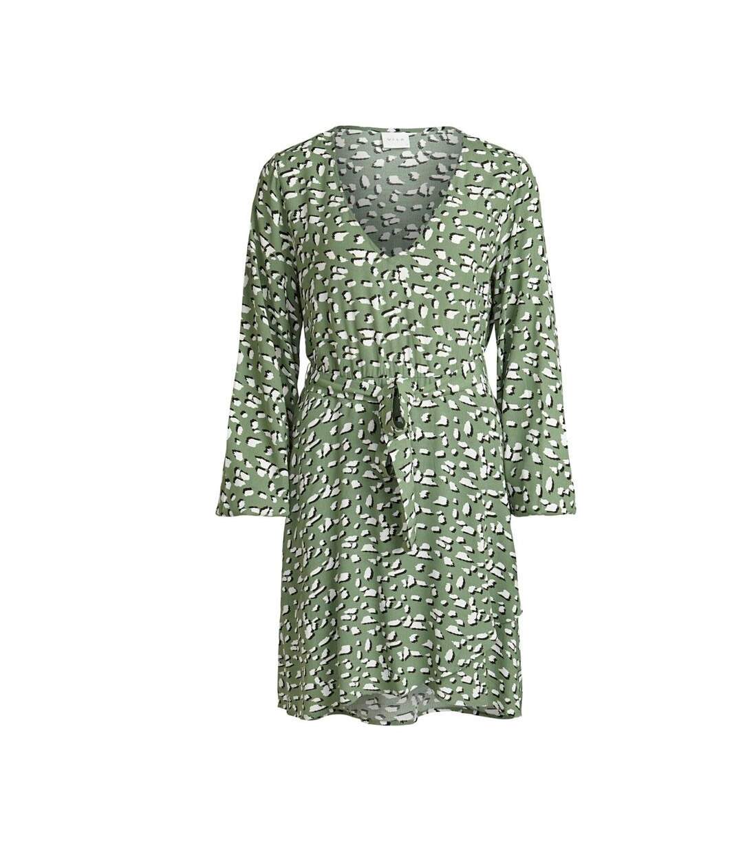 Robe Verte Femme Vila Viska - 36