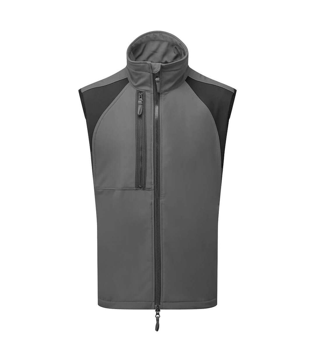 Mens Wx2 Eco 2 Layer Softshell Body Warmer Metal Grey Portwest-1