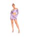 Mini Jupe Motif/style Tie-dye Femme Violet Missy Empire-3