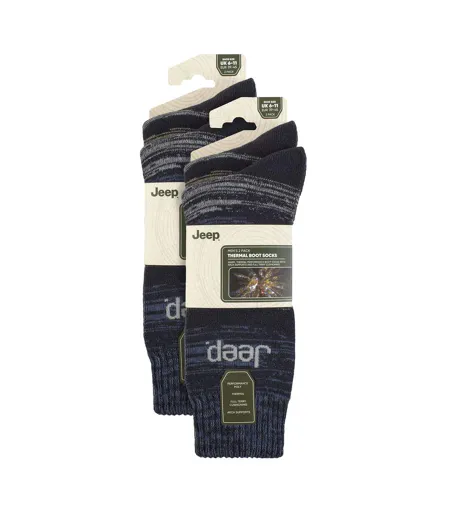 Paquet de 4 chaussettes thermiques chaudes pour hommes pour l'hiver