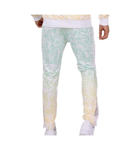 Jogging vert/blanc homme project x graffiti - l