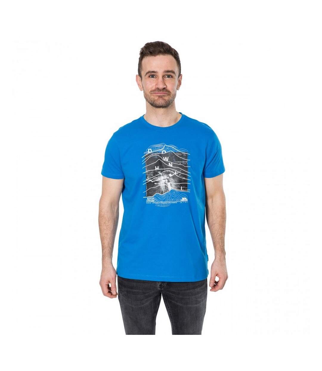 Trespass Mens Downhill T-Shirt (Blue) - UTTP4304