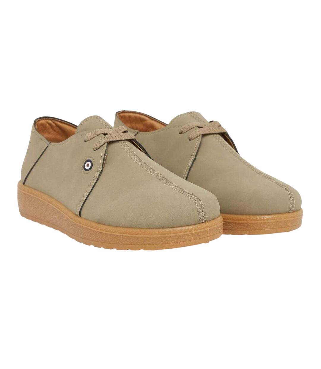 Baskets Panda Homme Beige Lambretta-3