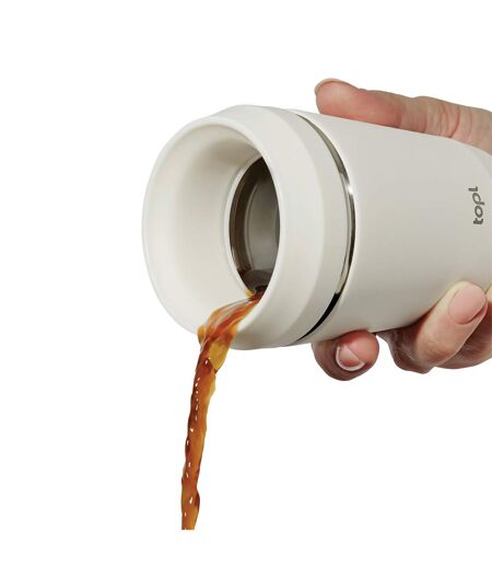 To go patented 360° lid stainless steel 235ml tumbler one size brown Topl