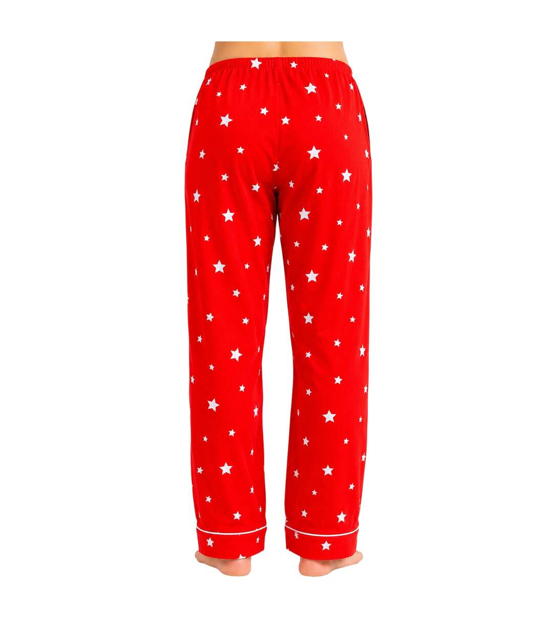 Bas De Pyjama Motif/style Imprimé Étoile En Alu Femme Rouge PJ Salvage-3