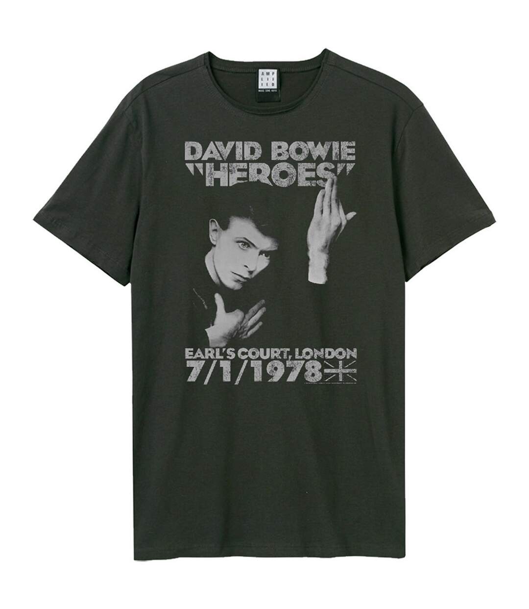 Amplified - T-shirt HEROES - Adulte (Anthracite) - UTGD880-1