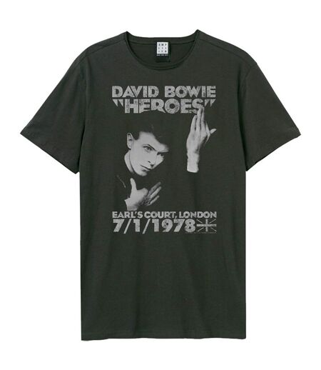 Amplified - T-shirt HEROES - Adulte (Anthracite) - UTGD880