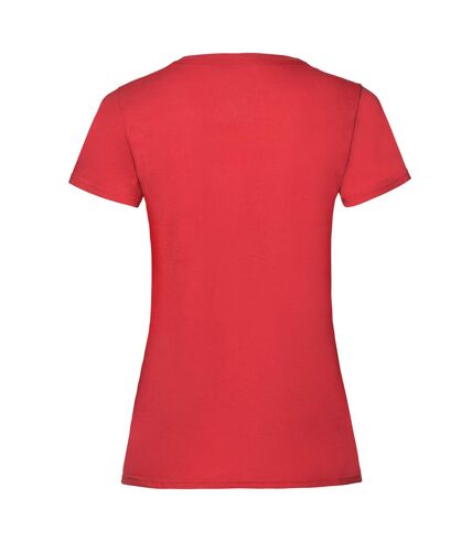 Fruit of the Loom Womens/Ladies Lady Fit T-Shirt (Red) - UTPC5766