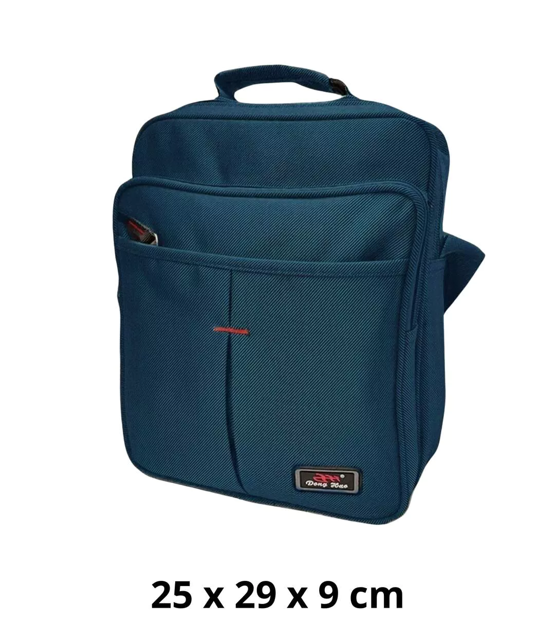 Sacoche bandoulière multi-poches pour homme - Toile bleu MAROMAX-1