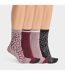 Lot de 4 Paires de Mi-Chaussettes Style Ecodim-1
