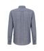 Mens Liam Collared Long-sleeved Shirt Dark Blue Boss-2