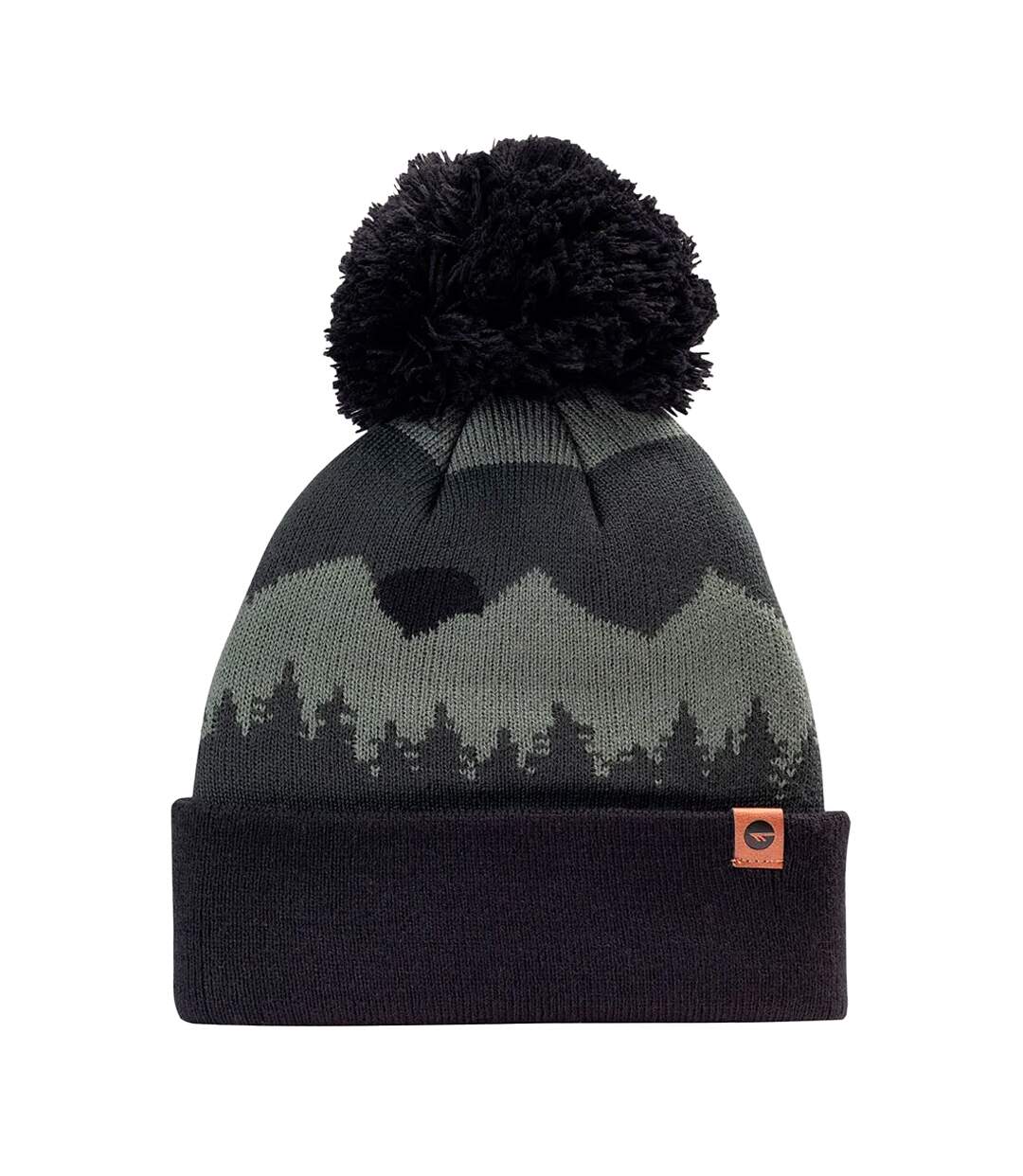Bonnet Ronge Adulte Noir Vert Foncé Hi-Tec-1