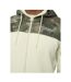 Mens Branton Full Zip Hoodie Light Olive Crosshatch-4