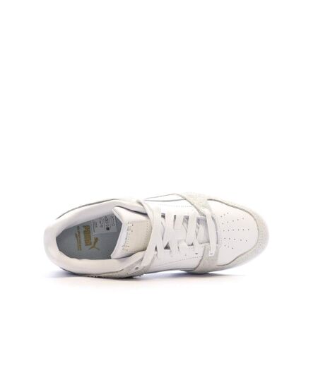 Baskets blanches/grises homme puma slipstream1