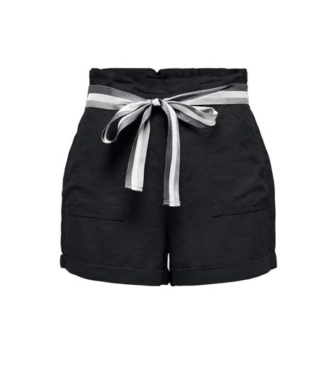 Short noir femme only rita lurex