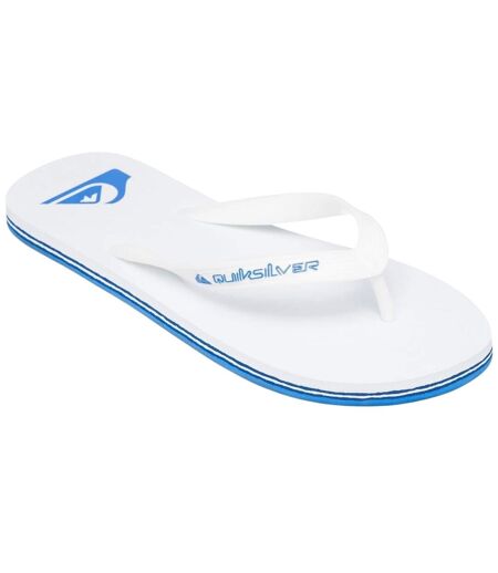 Tongs Homme Blanc Bleu Quiksilver