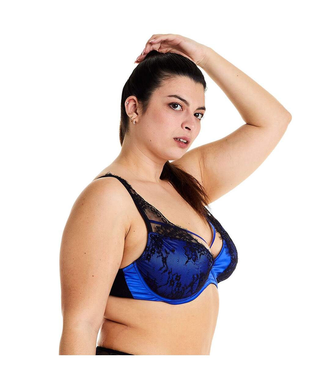 Soutien-gorge à armatures grand maintien bleu Illégal-2