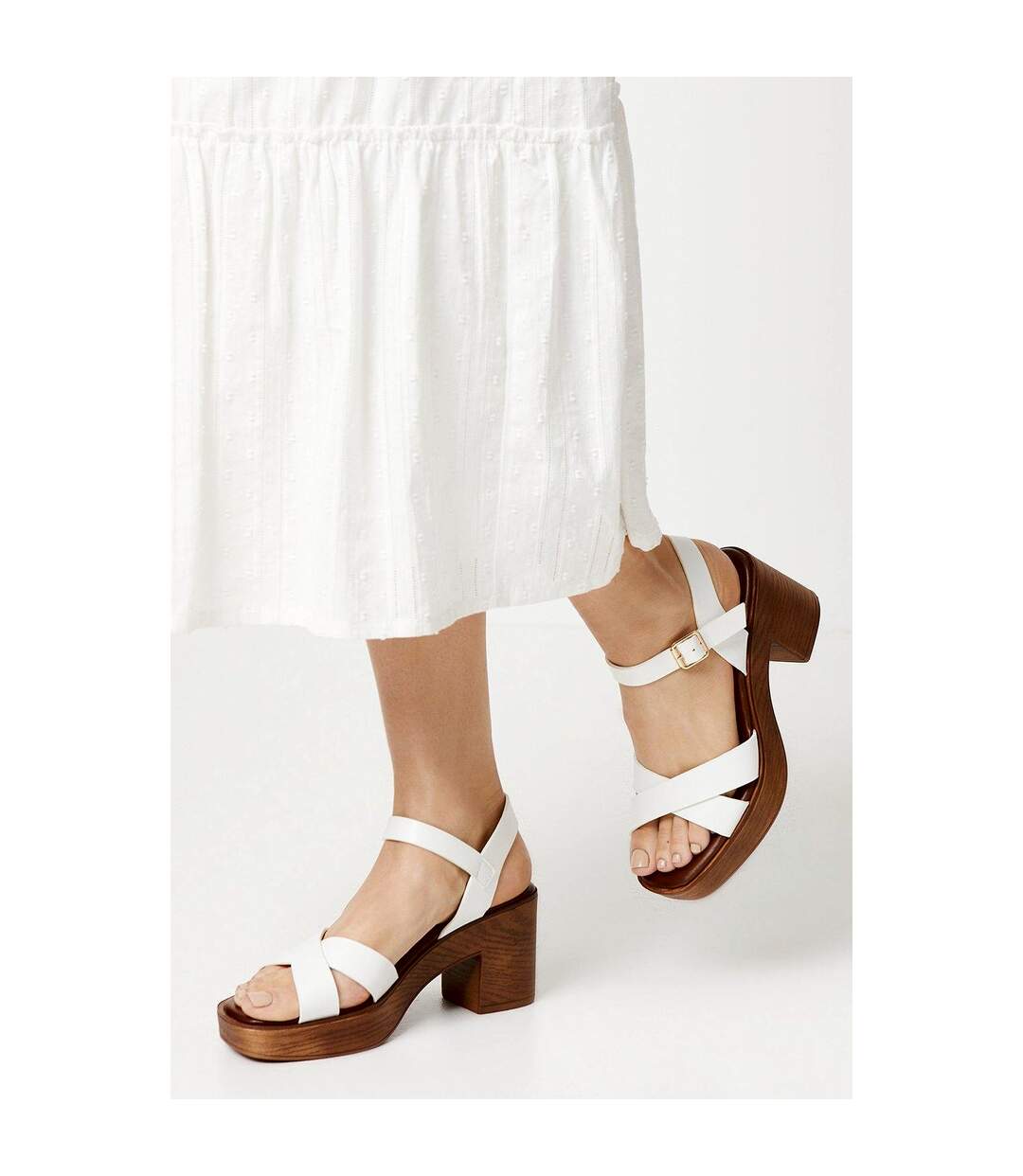 Sandales sansa femme blanc Dorothy Perkins