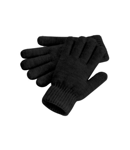 Gants cosy noir chiné Beechfield