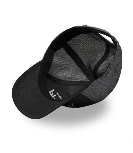 Casquette trucker avec filet semi curved avec broderie Beige Lo Hatfield