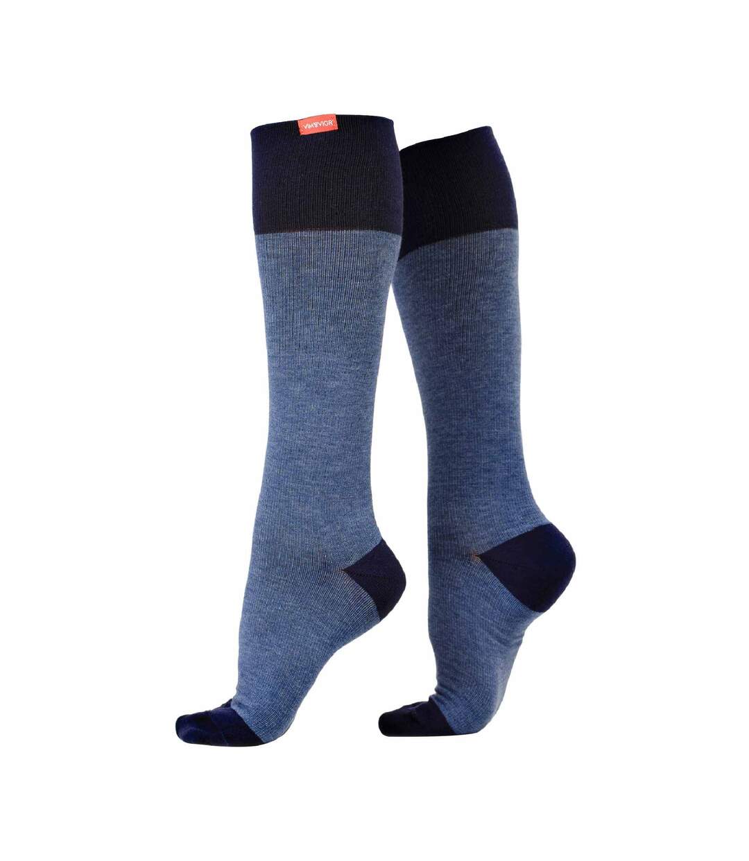 VIM&VIGR - Chaussettes Contention Femme Homme | Coton 30-40 mmhg Bas Compression-1