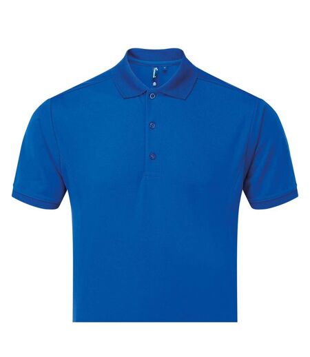 Mens Coolchecker Polo Shirt Royal Blue Premier
