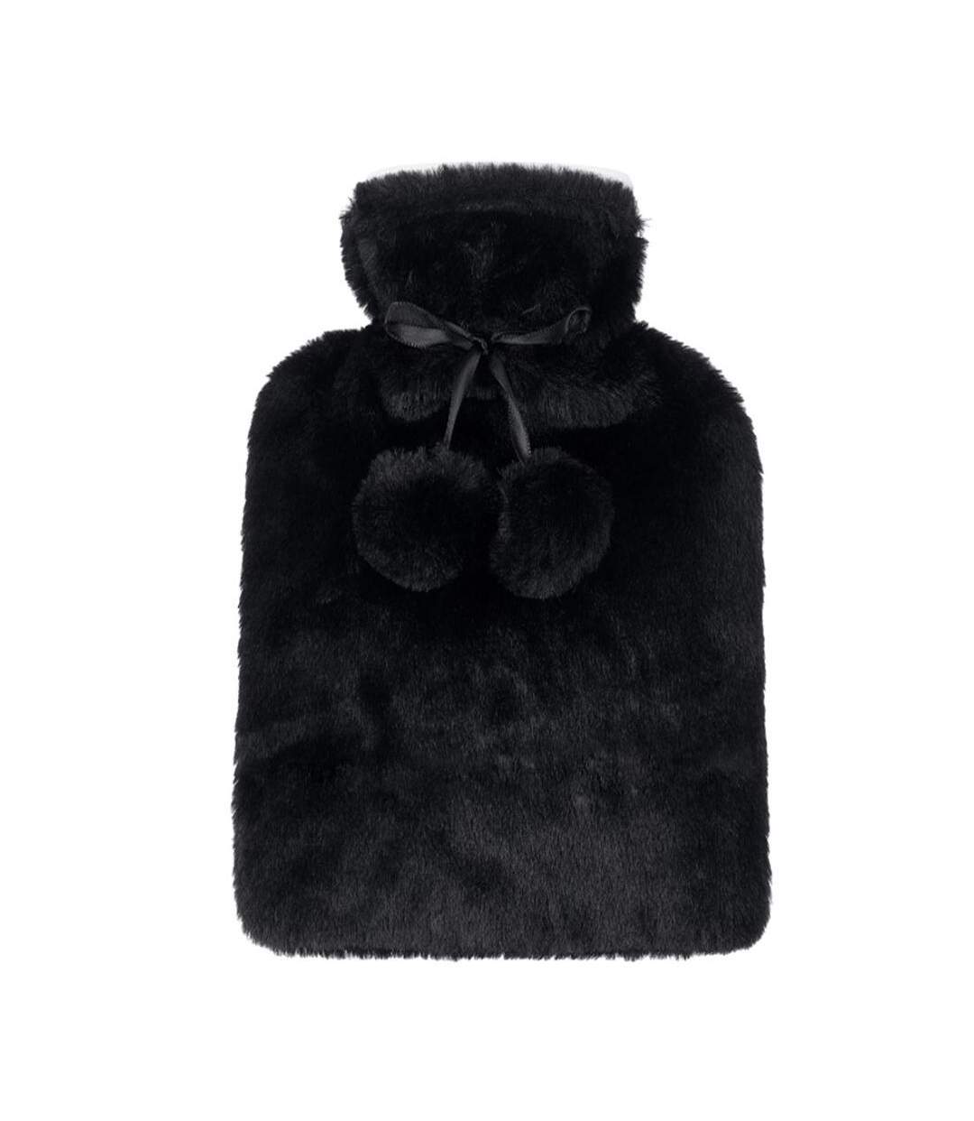 Bouillotte fourrure noire femme stella green cosy-1