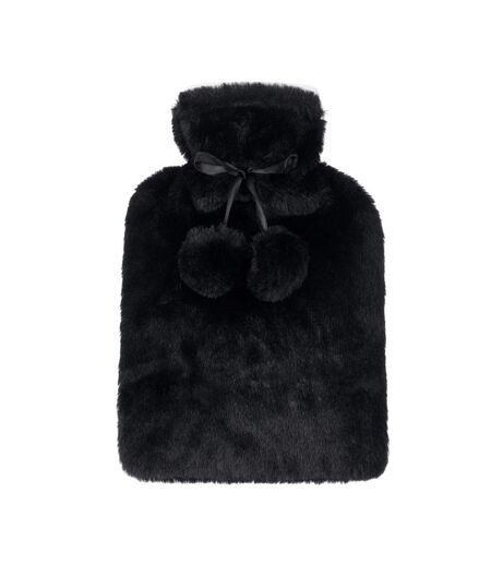 Bouillotte fourrure noire femme stella green cosy