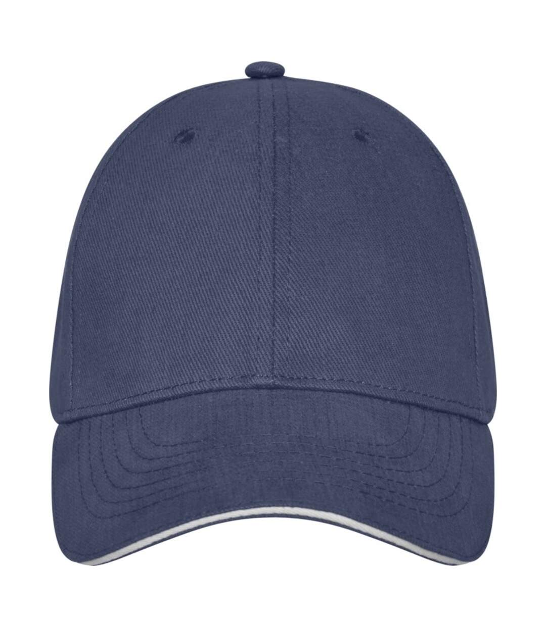 Casquette darton sandwich adulte bleu marine Elevate-1