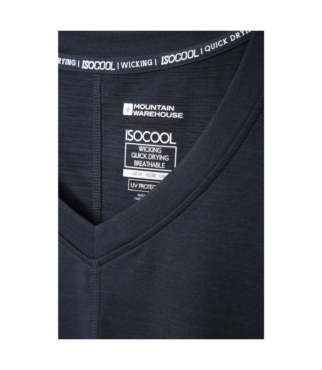 T-shirt Panna Femme Noir Mountain Warehouse-3