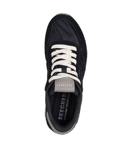 Baskets Uno Stand On Air Femme Noir Blanc Skechers