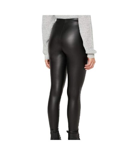 Legging Noir Similicuir Femme JDY Stine - S