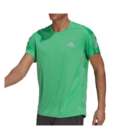 T-shirt Vert Homme Adidas Own The Run Tee