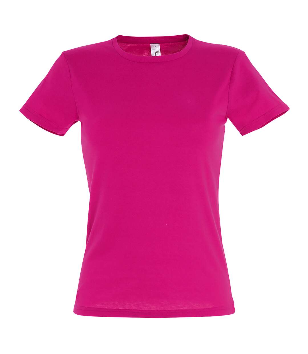 T-shirt à manches courtes femme fuchsia SOLS