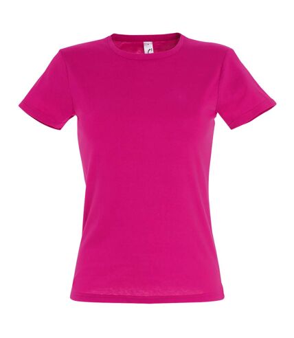 SOLS - T-shirt à manches courtes - Femme (Fuchsia) - UTPC289