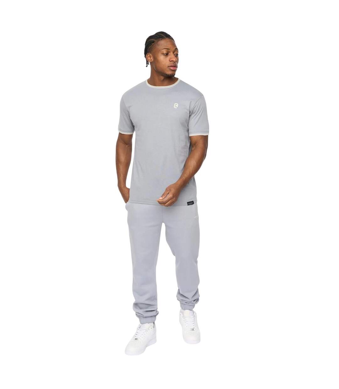 T-shirt Preece Homme Bleu Crosshatch-1