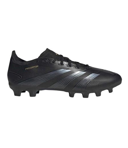 Mens Predator League 3 Stripes Football Boots Core Black Carbon Grey Adidas