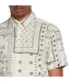 Chemise Motif Imprimé Intégral Homme Écru Farah-3