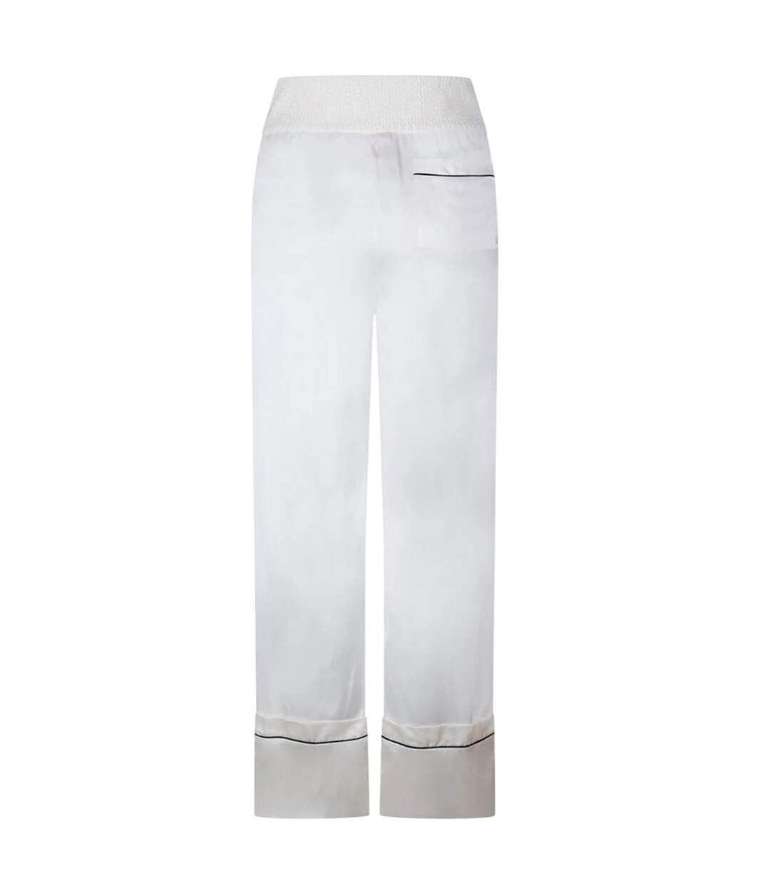 Bas De Pyjama Femme Blanc Off White-2