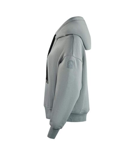 Womens/ladies Githa Plain Oversized Hoodie Shark Grey Parajumpers