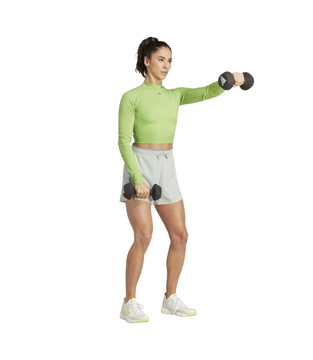 Haut Technique Hiit Femme Vert Adidas-4