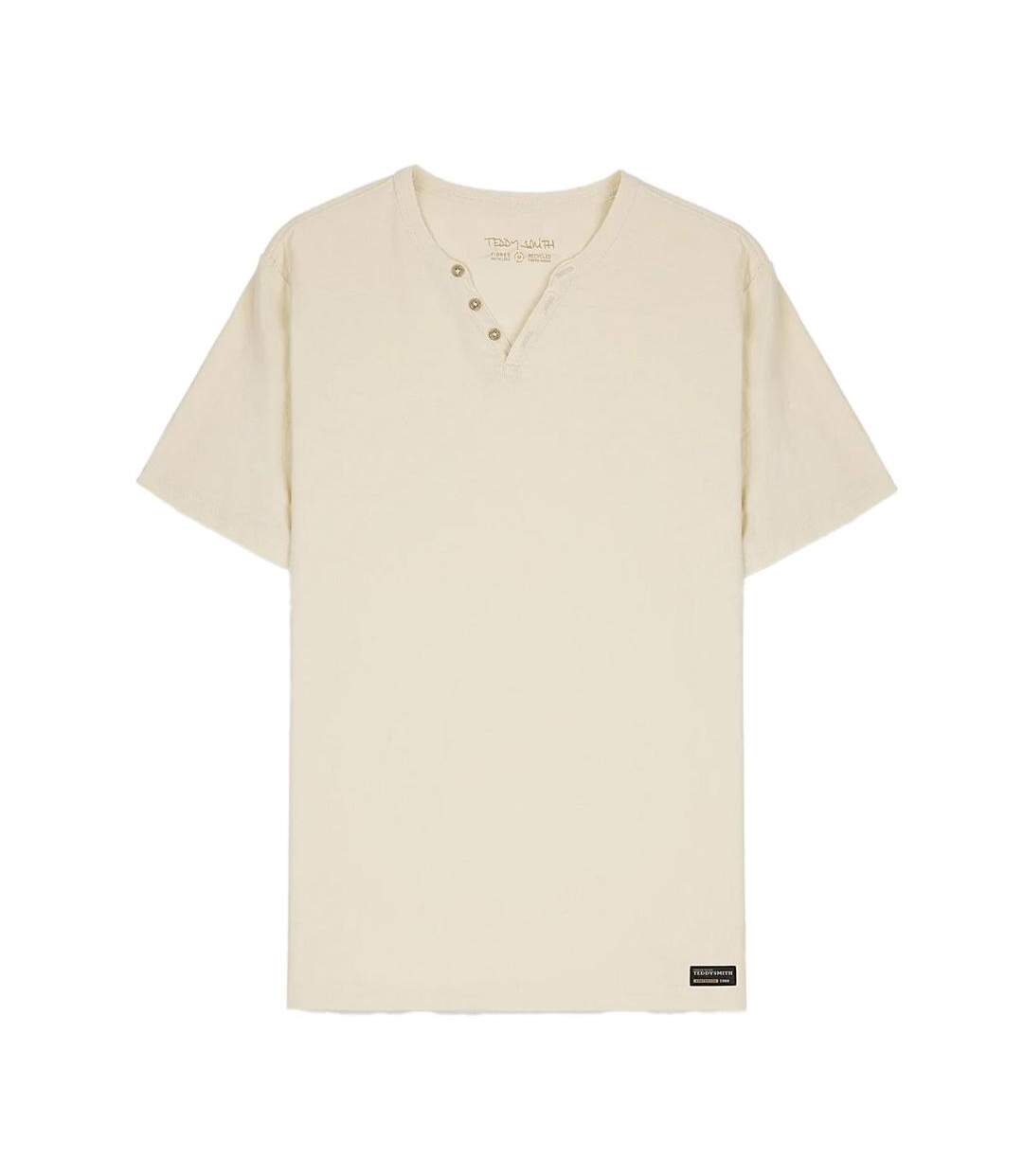 T-Shirt écru homme teddy smith gabriel-1