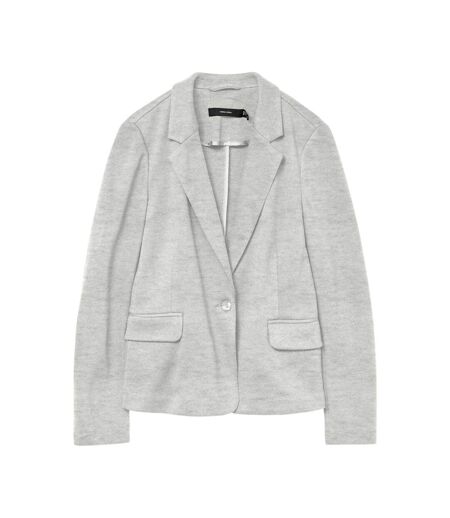 Blazer Manches Longues Julia Femme Gris Clair Chiné Vero Moda