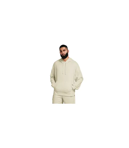 Sweat À Capuche Manches Longues Rival Homme Blanc Under Armour