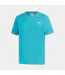 T-shirt Homme Bleu Sarcelle Clair Slazenger-2