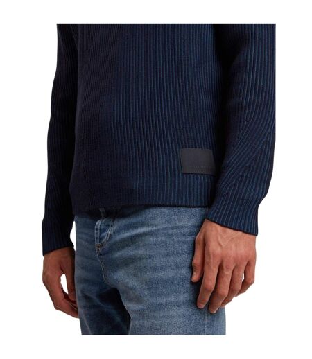 Mens Regular Sweater Top Navy Ted Baker